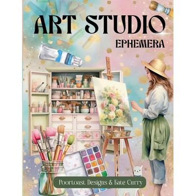 Art Studio Ephemera, Taschenbuch von Poortoast Designs, Publishdrive, 978-3-7288-3980-0