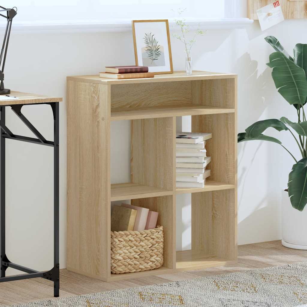 vidaXL Bibliothèque chêne sonoma 66x31x80 cm bois d'ingénierie