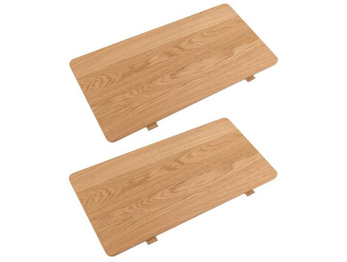 Mid.you Ansteckplattenset, Eiche, Holz, Eiche, 100x75x200 cm, Esszimmer, Tische, Ansteckplatten