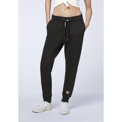 Sweathose CHIEMSEE, Damen, Gr. L (42/44), Normalgrößen, schwarz beauty, 60% Baumwolle, 40% Polyester, Hosen Sweathose