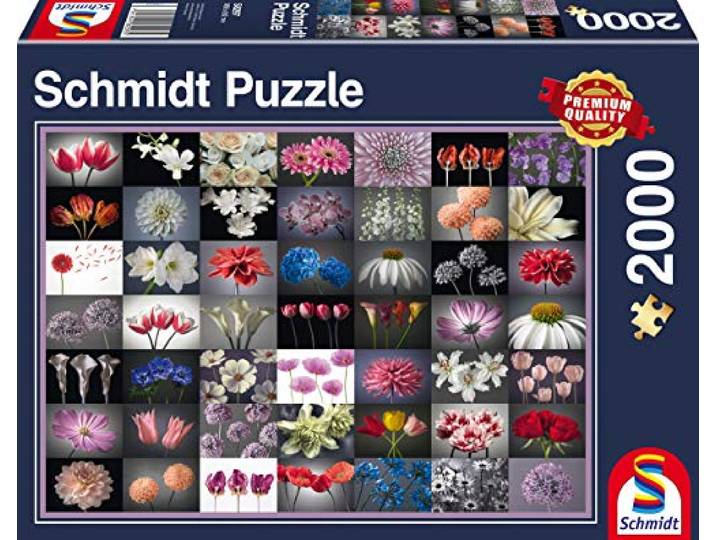 Schmidt - SCH-58297 - Bloemengroet, 2000 stukjes Puzzel - vanaf 12 jaar - bloemen en planten puzzel