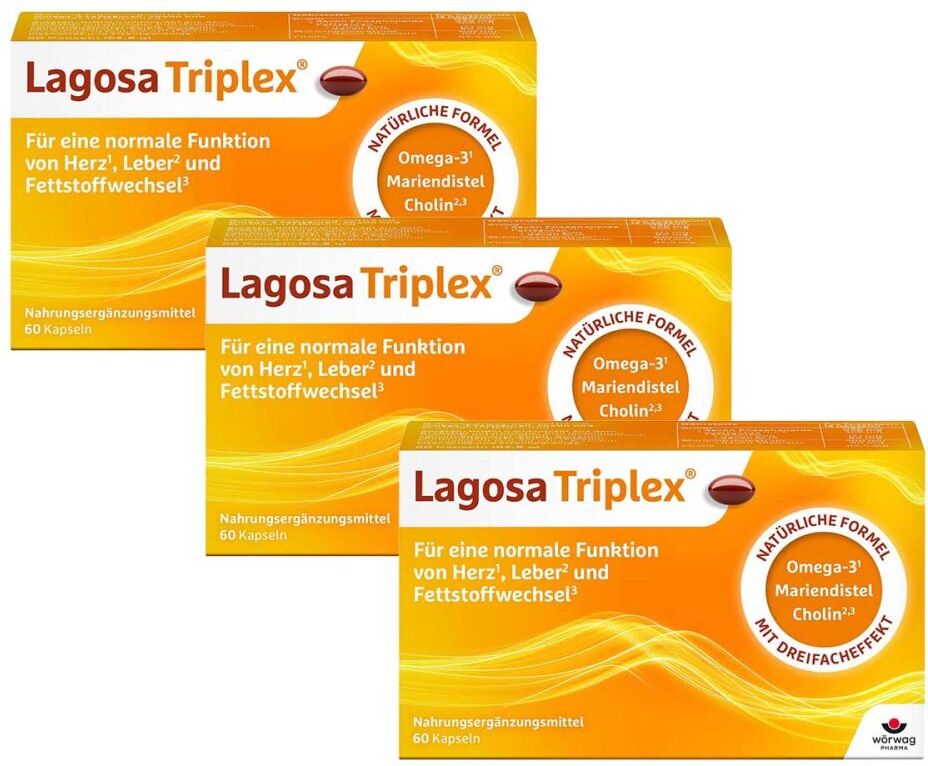 Wörwag Lagosa Triplex Weichkapseln 3x60stk