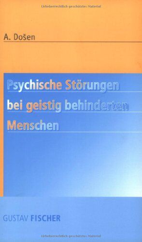 Anton Dosen - Psychische Störungen bei geistig behinderten Menschen - Preis vom 12.10.2026 11:37:12 h