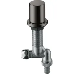 hansgrohe AXOR Küchengeräte-Absperrventil, 10823330, Farbe: Polished Black Chrome