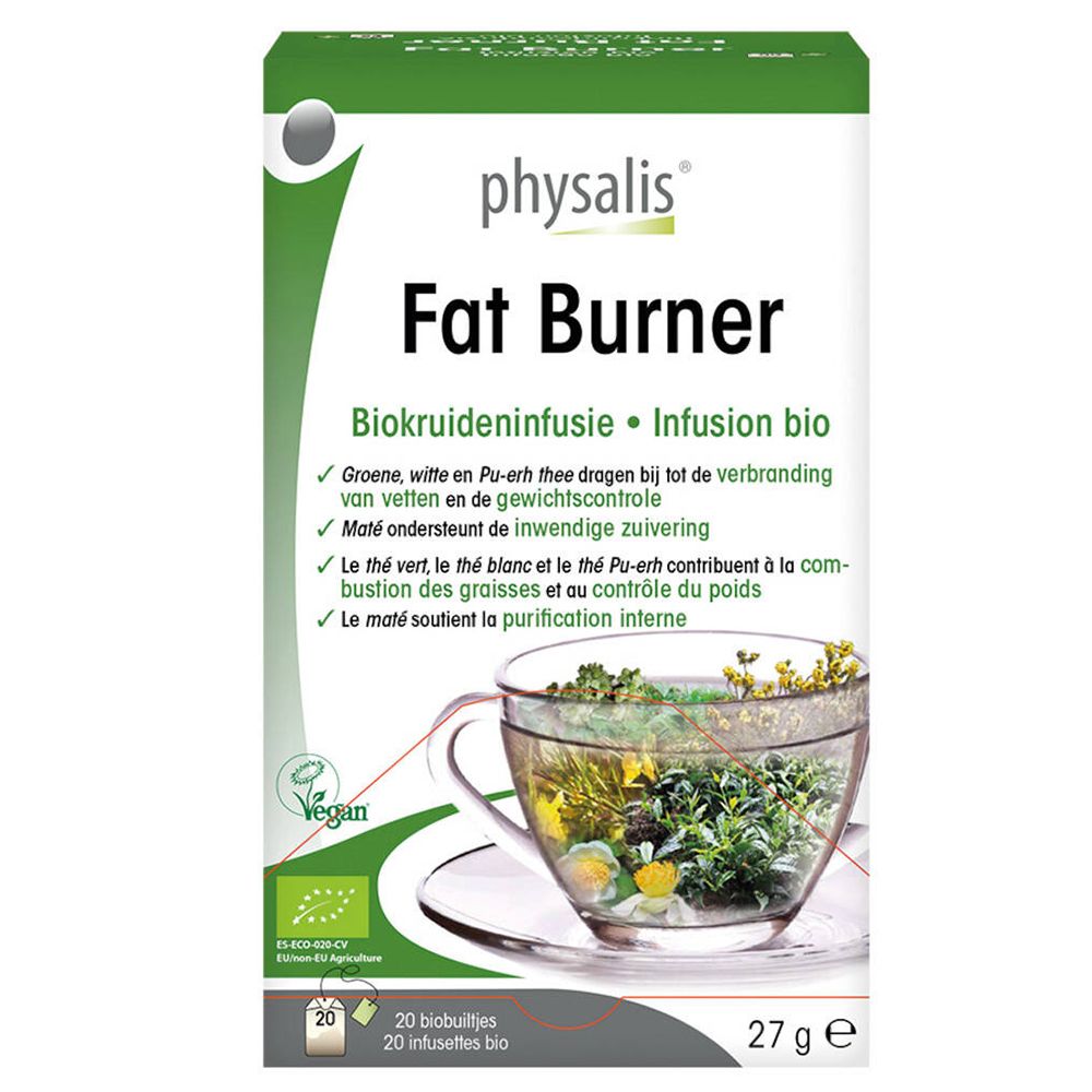 Keypharm Fat Burner Biokruideninfusie ok Nlfr 20 St Filterbeutel