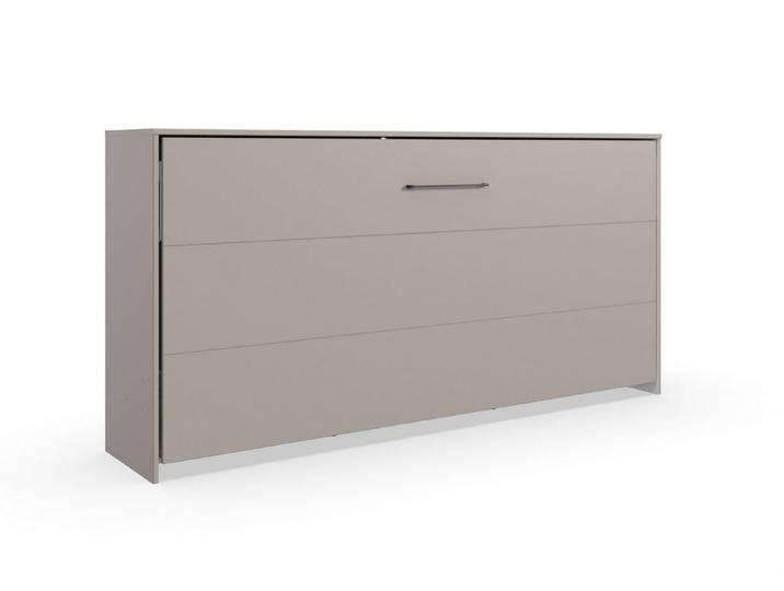 freiraum Schrankbett BAHAMAS Liegefläche 100x200cm, SAHARAGRAU - 212x105x43cm (BxHxT)