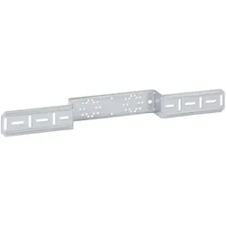 Geberit, Zubehör Sanitärinstallation, Mepla Montageplatte für zwei Armaturenanschlüsse 100 und 120 mm