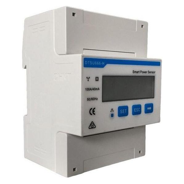Licznik energii 3-fazowy 3p4w wyświetlacz LCD pomiar przez przekładniki do 250A komunikacja RS4 (DTSU666-H_250)