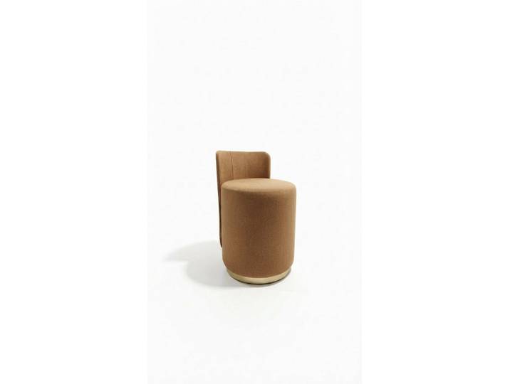 JVmoebel Loungesessel Runder Holz-Hocker mit luxuriösem Design für stilvolle Wohnräume (Hocker), Made in Europa