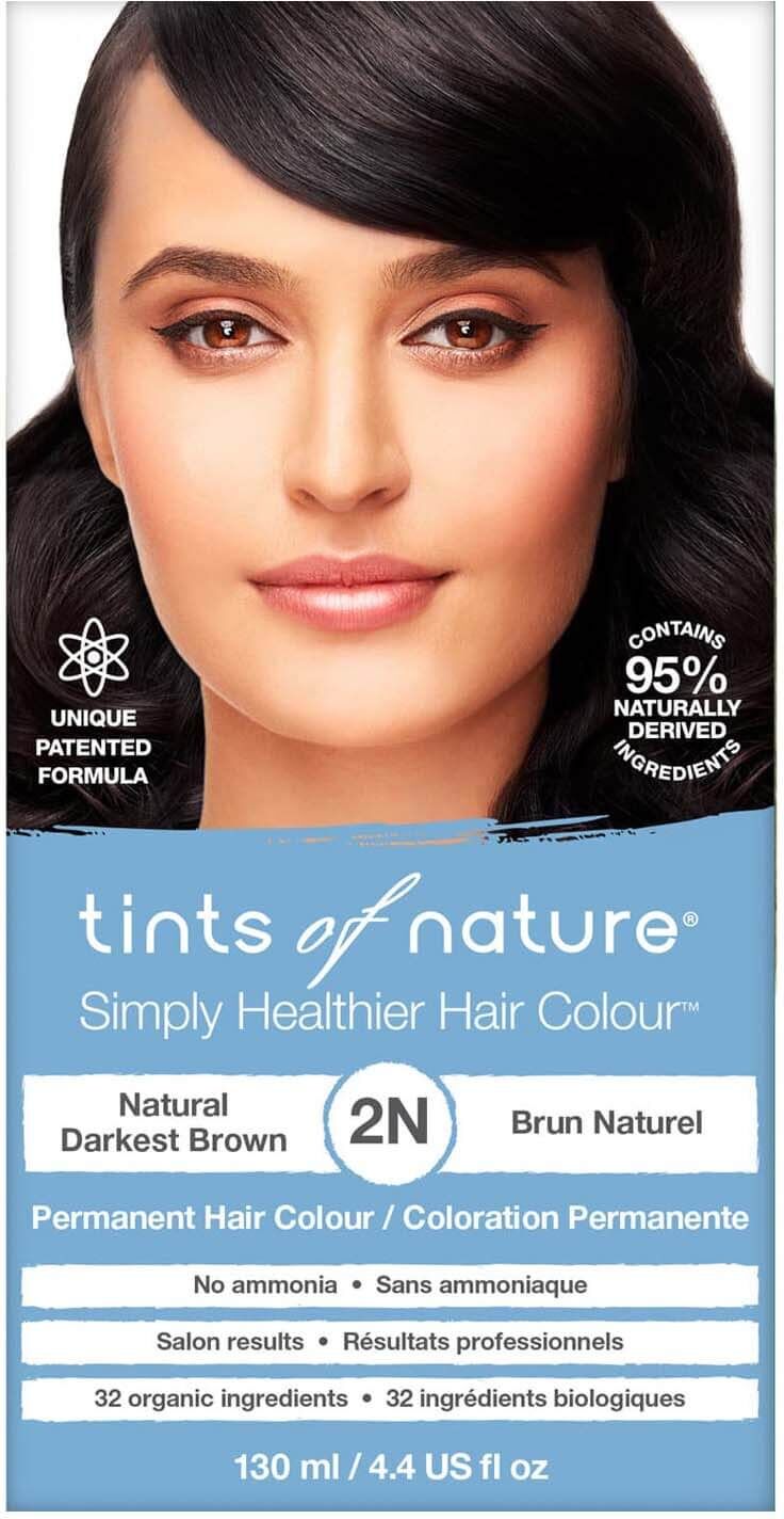 Tints of Nature Permanent Colour No.2N Natural Darkest Brown 130ml