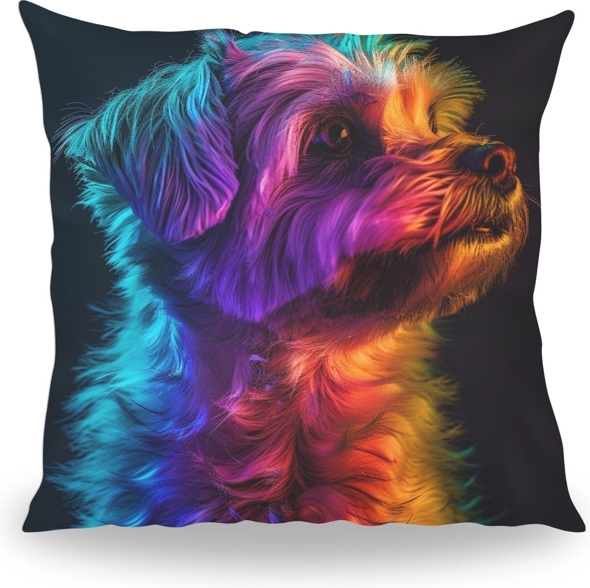 PillowBuddies Kussen met Huisdier Portret Maltezer 1 - 50 cm
