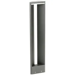 Albert LED Pollerleuchte Typ Nr. 2279, IP54, Dreieck-Form, Höhe 10W 3000K 900lm, Alu-Guss / Acrylglas opal, dimmbar, Anthrazit ALB-622279