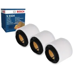 3x Luftfilter BOSCH F 026 400 334 für Audi A5