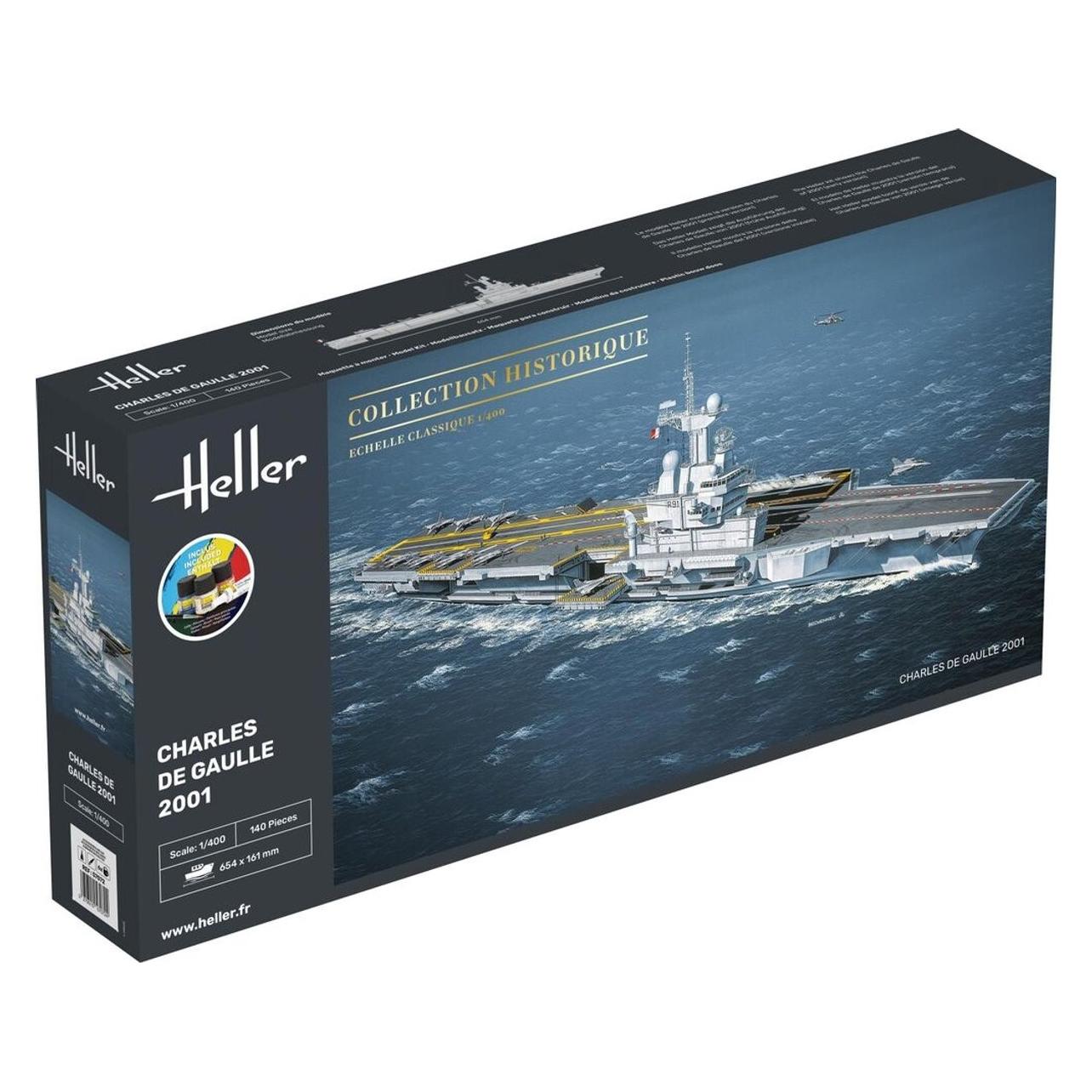 Heller STARTER KIT Charles de Gaulle (57072)