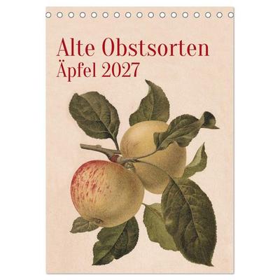 Alte Obstsorten - Äpfel 2027 (Tischkalender 2027 DIN A5 hoch), CALVENDO Monatskalender
