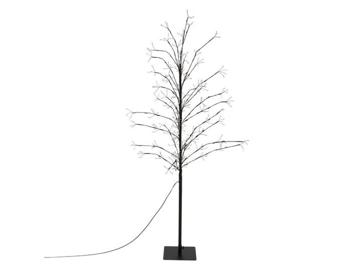 ECD-Germany Weihnacht Baum 360 Led, Schwarz, Kunststoff, 60x150x60 cm, Dekoration, Weihnachtsdekoration