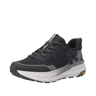 Sneaker RIEKER SPORT, Herren, Gr. 41, schwarz, Textil, Schuhe Sneaker, Schnürschuh, Freizeitschuh mit wasserabweisender rieker TEX-Membran