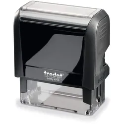 trodat 514913010 Stempel Printy 4913 mit Gutschein, Modell 4.0, 6-zeilig