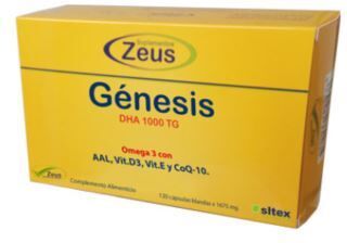 Suplementos Zeus Genesis Dha 120 Capsules 120