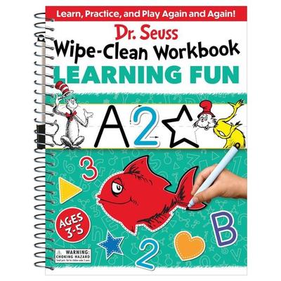 Dr. Seuss Wipe-Clean Workbook: Learning Fun, Taschenbuch von Seuss, Random House LLC US, 978-0-525-57224-4