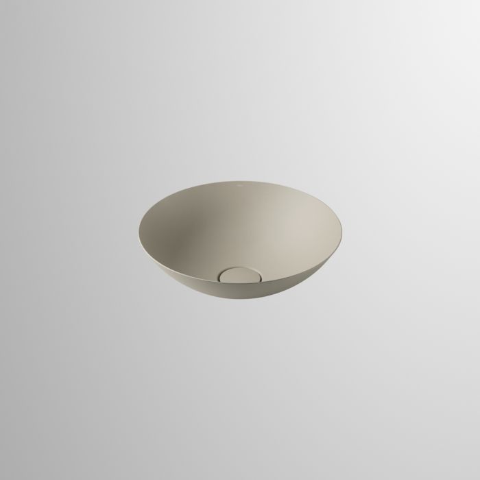 Alape Terra Schalenbecken 3902000082 Ø 450 mm, 149 mm, silk matt, ohne Hahnloch/Überlauf