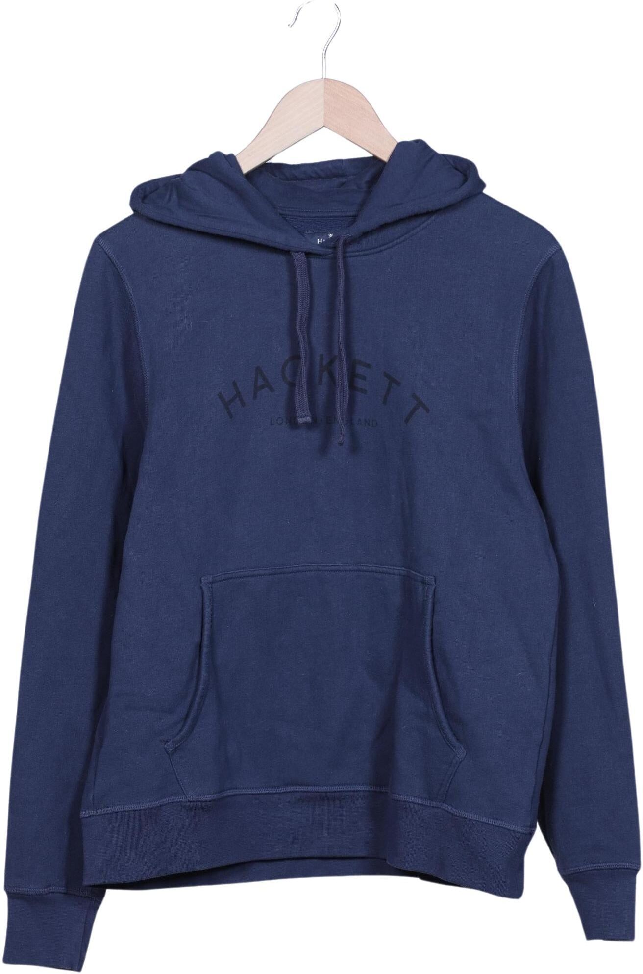 Hackett London Herren Kapuzenpullover, Marineblau, Gr. M, Baumwolle / Synthetik - Second Hand