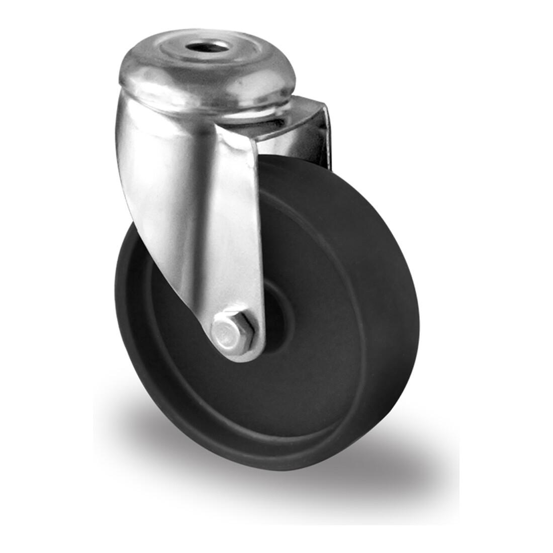 CASCOO Rückenlochlenkrolle ø 75 mm Serie P4P4 Gleitlager (HAH12C0075P4P4P0N)