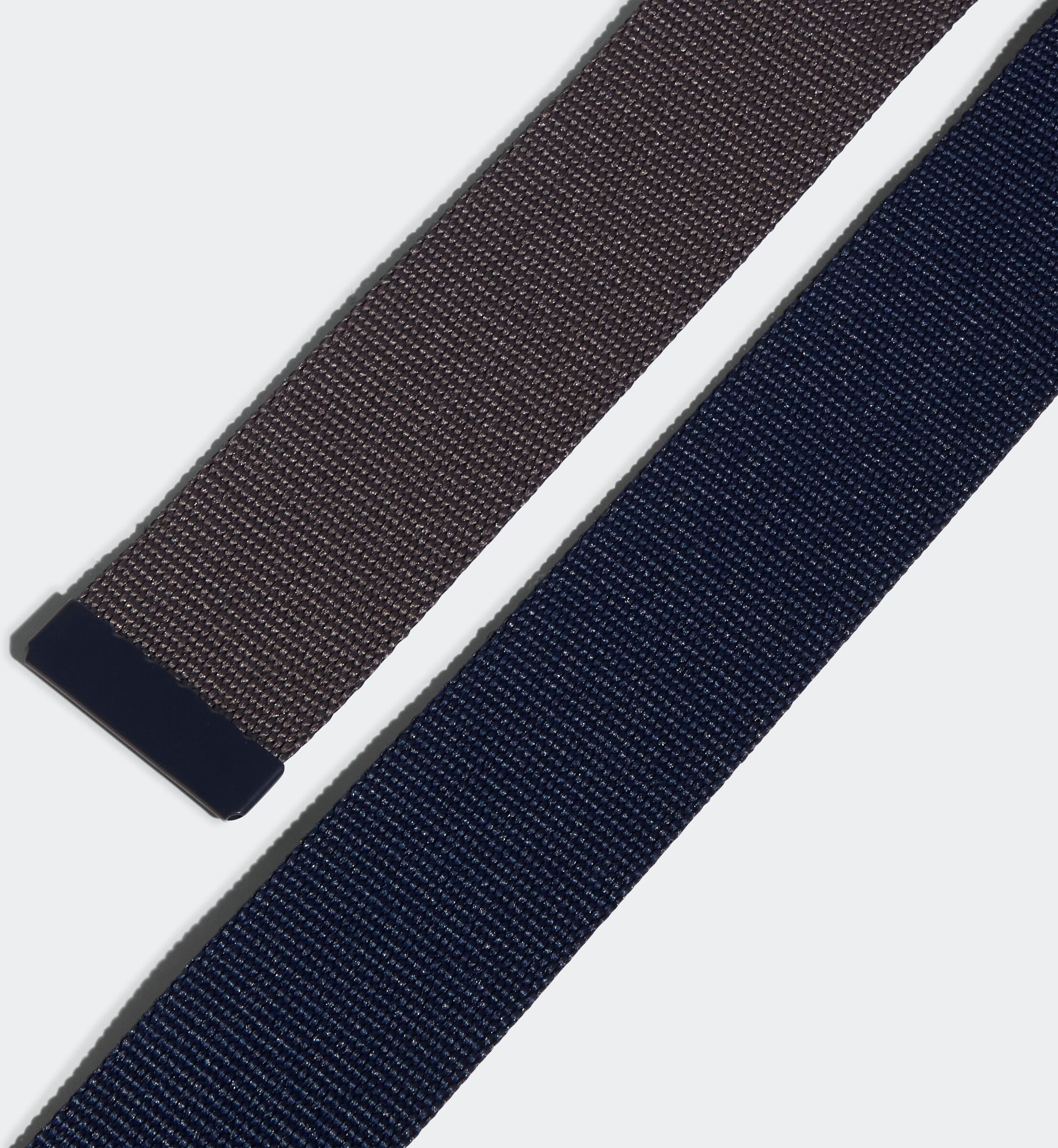 Wendegürtel ADIDAS PERFORMANCE "WENDBARER", Herren, blau (collegiate navy, grau five), Obermaterial: 100% Polyester, Gürtel Wendegürtel collegiate navy, grau five Einheitsgröße
