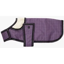 QHP Turnout Hundedecke Hundemantel Collection amethyst 600D mit 100gr Füllung HW 24, Größe: 45