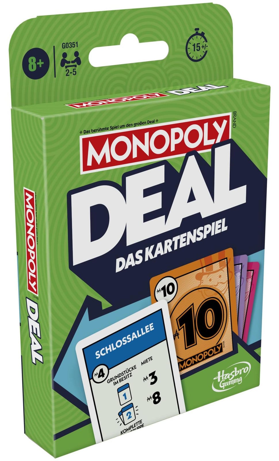 Hasbro Monopoly Deal kaartspel voor kinderen vanaf 8 jaar
