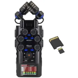 Zoom Audio-Recorder H6 Studio mit Speicherkarte (Handheld), Audiorecorder, Schwarz