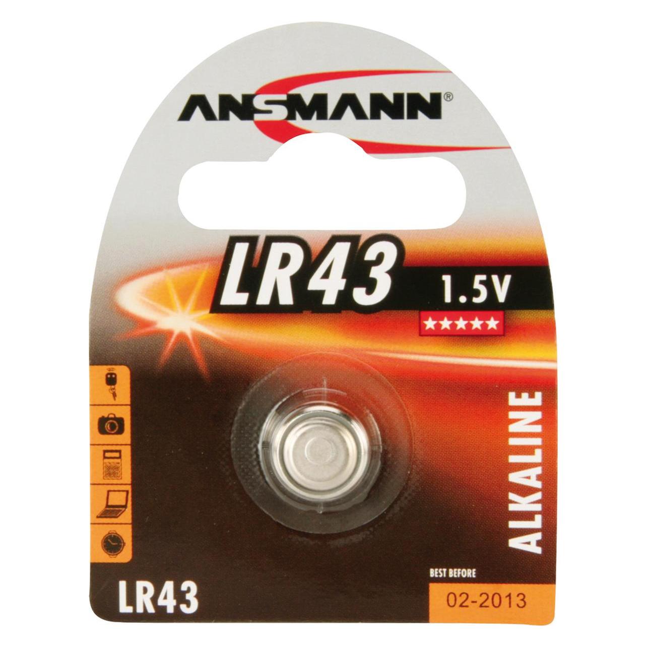 Ansmann Alkaline LR43 (1 Stk., LR43, 75 mAh) (5015293)