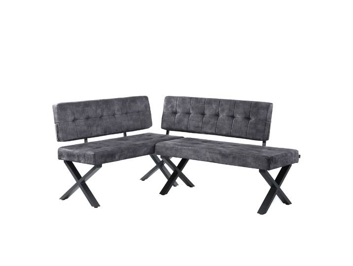 Eckbank EKA - Modulare Eckbank mit X Gestell beidseitig montierbar