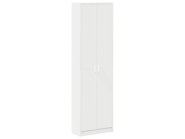 Armoire vidaXL\, blanche\, 55 x 25 x 189 cm\, en panneaux de particules