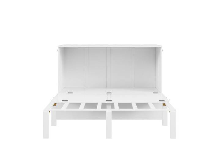 Flieks Schrankbett 140x200 Weiß Wandklappbett Lattenrost, Holz, 140x200 cm, Schlafzimmer, Betten, Gästebetten, Klappbetten
