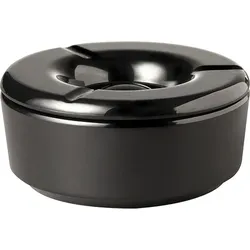 5x APS Wind-Aschenbecher STORM, Material: Melamin, Farbe: schwarz
