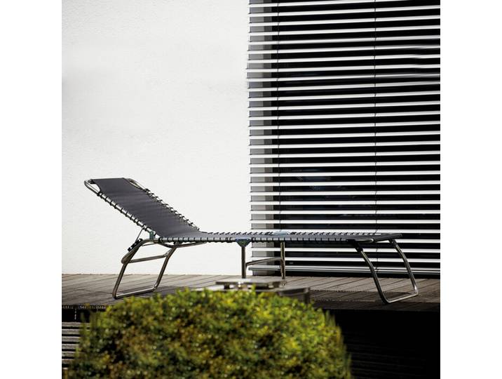Aluminium Liege Amigo XXL Fiam grau, 75x40x0 cm