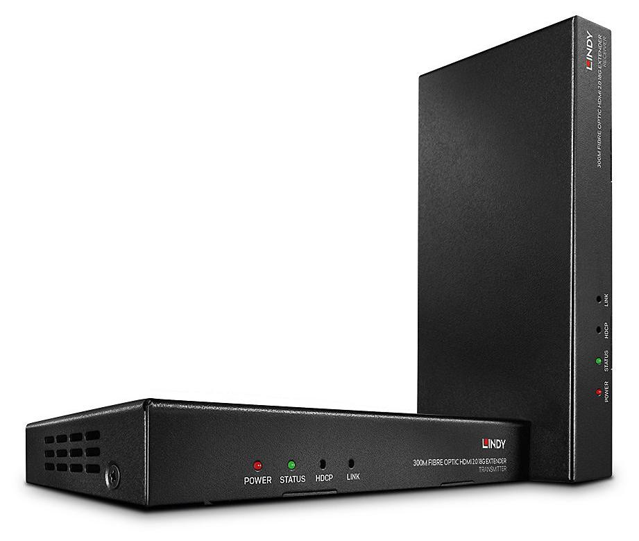 Lindy 38174 HDMI 2.0 18G verlengerkabel, vezeloptisch & IR, 300 meter