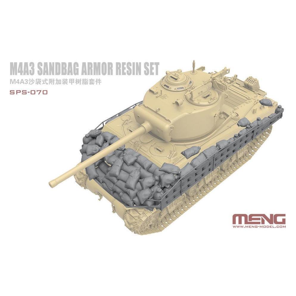 Meng-Model M4A3 Sandbag Armor Set (Resin) (SPS-070)