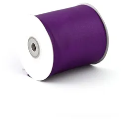 Creativery 75mm Satinband 20m Schleifenband Geschenkband Dekoband Breites Stoffband Lila