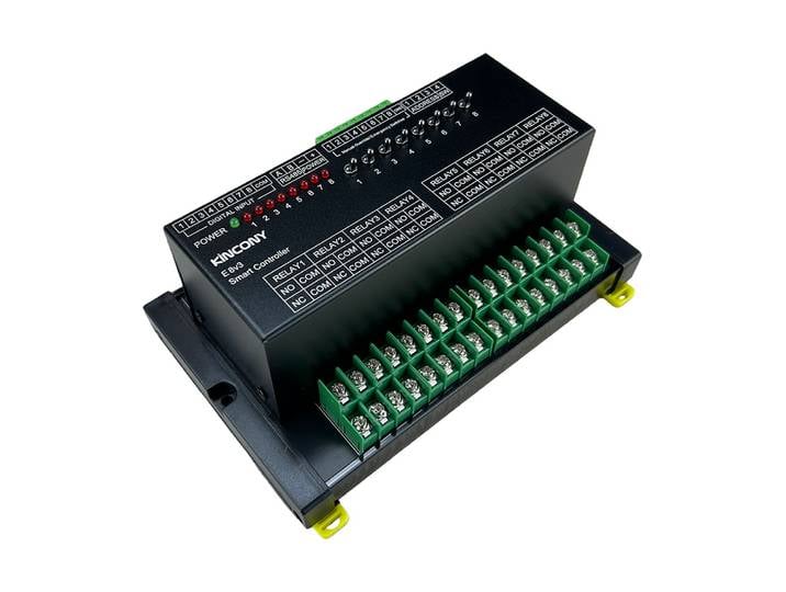 Module de relais sur rail DIN Modbus RS485 KinCony E8v3 16A Relais amovible