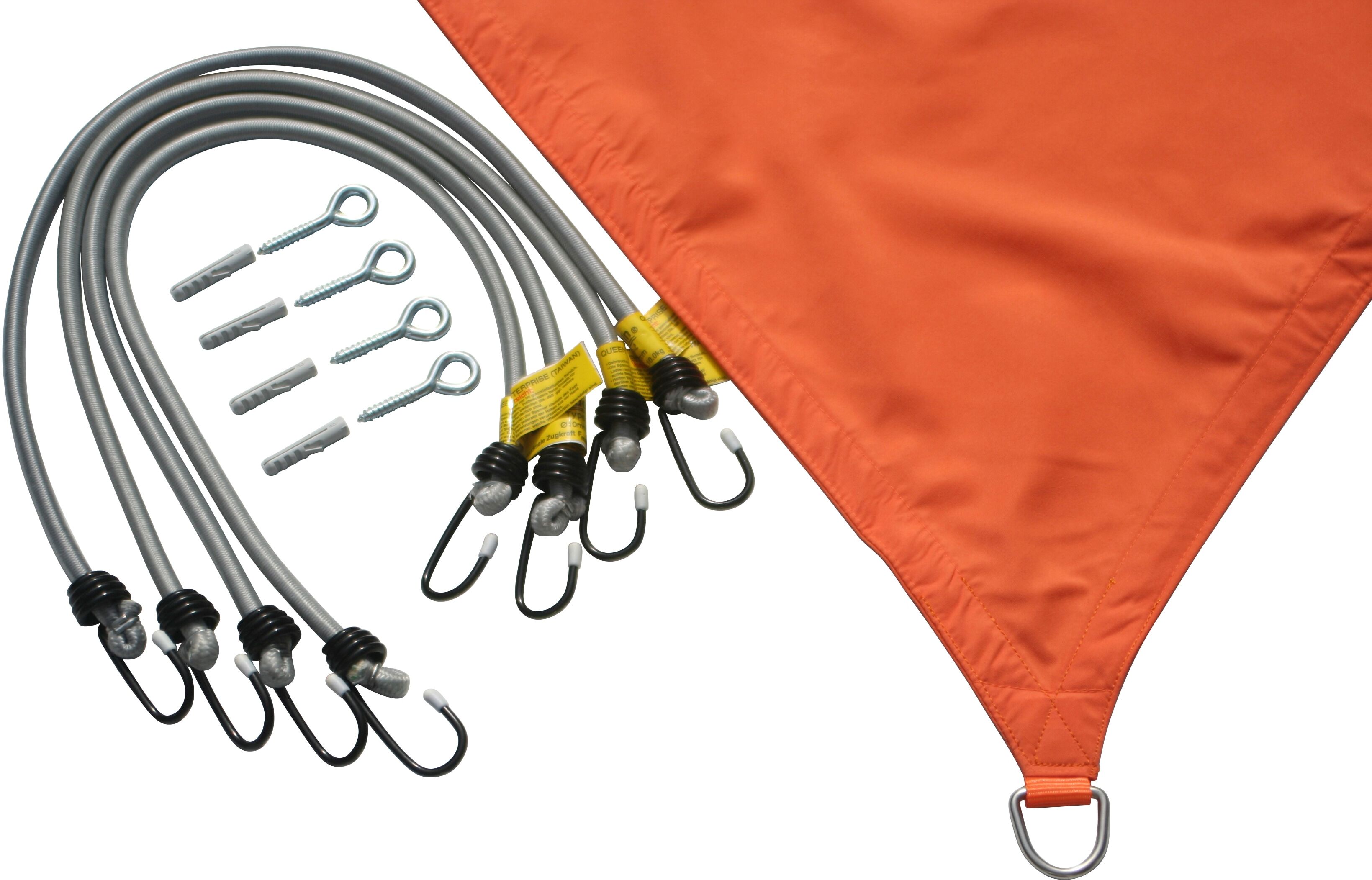 Sonnensegel FLORACORD, orange (terrakotta), B:250cm T:300cm, Polyester, Sonnensegel, Sonnensegel, BxT: 250x300 cm terrakotta B/T: 250cm x 300cm