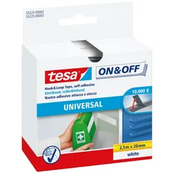TESA 55225-02 Klettverschluss Weiß 1 Stück(e)