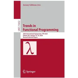 Trends in Functional Programming, Fachbücher von Jeremy Gibbons