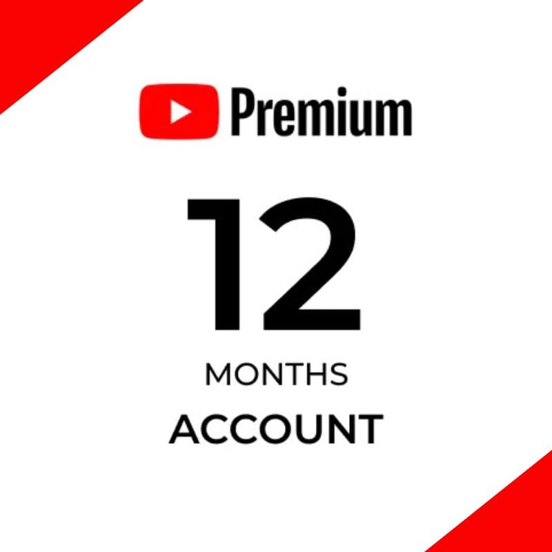 Cuenta YouTube Premium - Suscripción de 12 meses