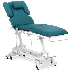Helloshop26 - Massageliege mit 3 Motoren 250 kg türkis