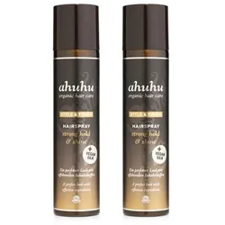 ahuhu Hairspray strong hold & shine + Vegan Silk Duo 2x 300ml