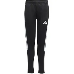 Adidas, Jungen, Sporthose, Tiro League Trainingshose für Kinder, regulär, schwarz (152), Weiss, Schwarz