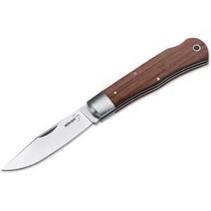 Böker Klappmesser Lockback Bubinga, Zweihandmesser, 9,2cm Klingenlänge, braun