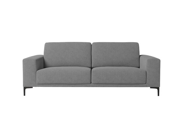 Sofa Bivio Polyester/Polypropylen grau B 224 T 88 cm